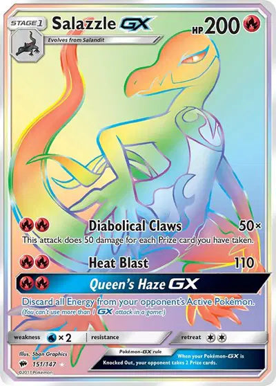 Salazzle GX - 151/147 - Burning Shadows