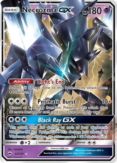 Necrozma GX - 63/147 - Burning Shadows
