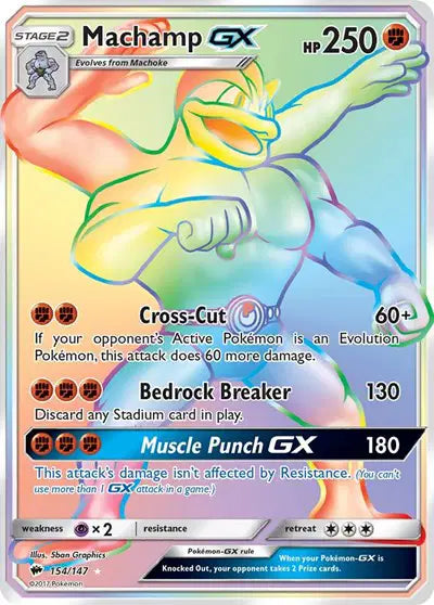 Machamp GX - 154/147 - Burning Shadows