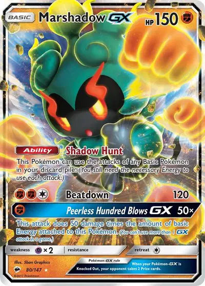 Marshadow GX - 80/147 - Burning Shadows