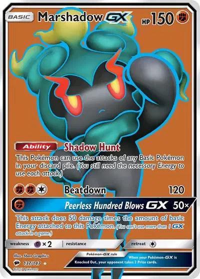 Marshadow GX - 137/147 - Burning Shadows