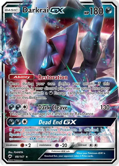 Darkrai GX - 88/147 - Burning Shadows