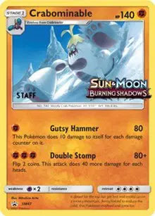 Crabominable - SM47 - Staff - Sun & Moon Promo
