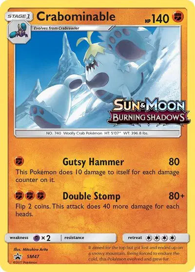 Crabominable - SM47 - Sun & Moon Promo