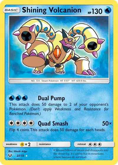 Shining Volcanion - 27/73 - Shining Legends