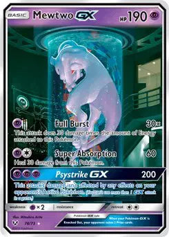 Mewtwo GX - 78/73 - Shining Legends
