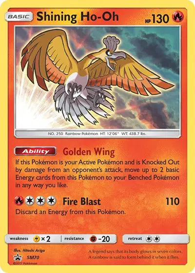 Shining Ho-oh - SM70 - Sun & Moon Promo