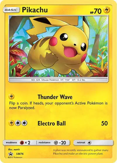 Pikachu-SM76 - Sun & Moon Promo