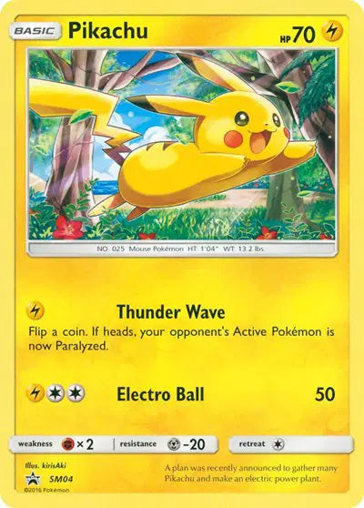 Pikachu - SM04 - Target Non-Holo - Sun & Moon Promo