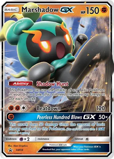 Marshadow GX - SM59 - Sun & Moon Promo