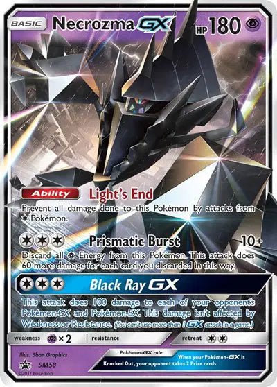 Necrozma GX - SM58 - Sun & Moon Promo