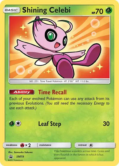 Shining Celebi - SM79 - Sun & Moon Promo