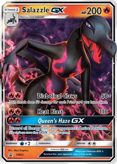 Salazzle GX - SM63 - Sun & Moon Promo