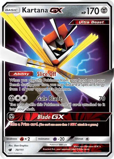Kartana GX - 70/111 - Crimson Invasion