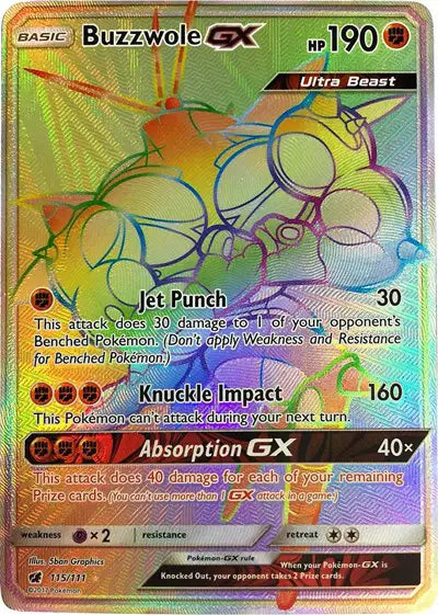 Buzzwole GX - 115/111 - Crimson Invasion