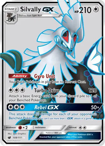 Silvally GX - 108/111 - Crimson Invasion