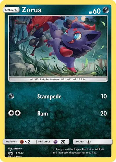 Zorua - SM83 - Sun & Moon Promo