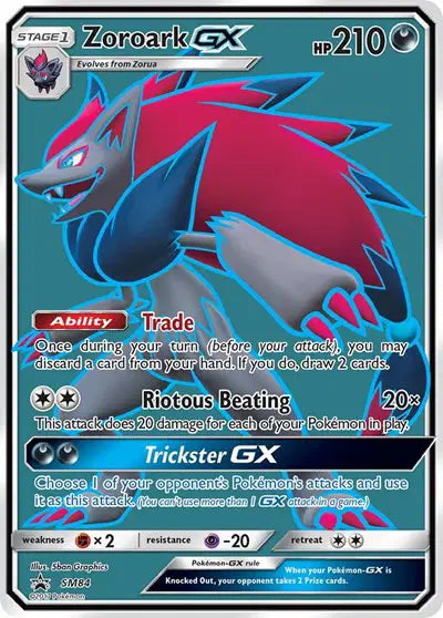 Zoroark GX - SM84 - Sun & Moon Promo