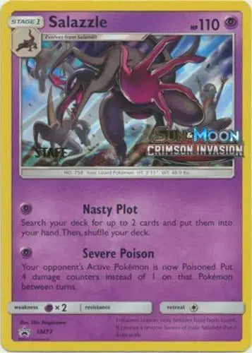 Salazzle - SM73 - Staff - Sun & Moon Promo