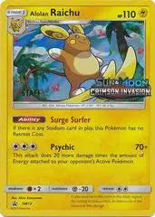 Alolan Raichu - SM72 - Staff - Sun & Moon Promo