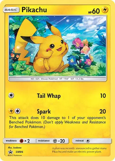 Pikachu - SM86 - Sun & Moon Promo