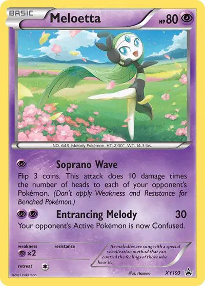 Meloetta - XY193 - XY Promo