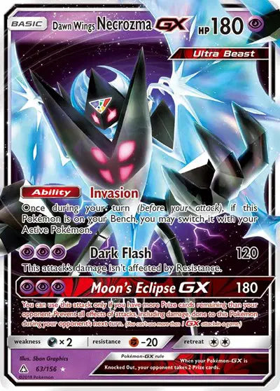 Dawn Wings Necrozma GX - 63/156 - Ultra Prism