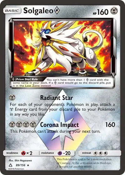 Solgaleo Prism Star - 89/156 - Ultra Prism