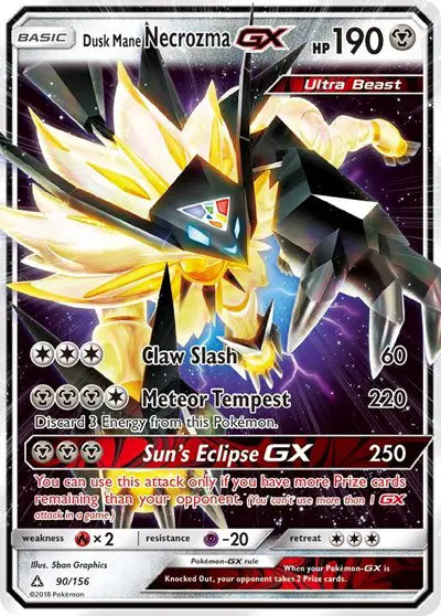 Dusk Mane Necrozma GX - 90/156 - Ultra Prism