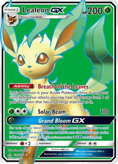 Leafeon GX - 139/156 - Ultra Prism