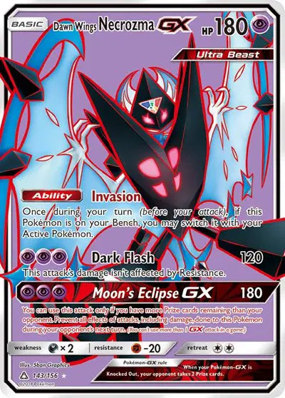 Dawn Wings Necrozma GX - 143/156 - Ultra Prism