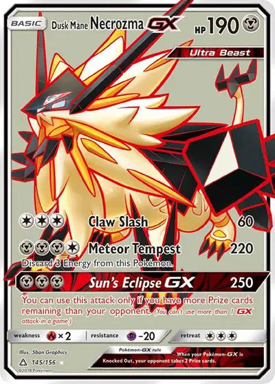 Dusk Mane Necrozma GX - 145/156 - Ultra Prism