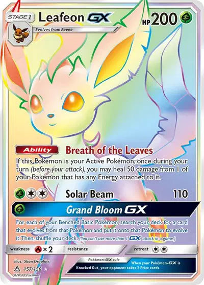 Leafeon GX - 157/156 - Ultra Prism
