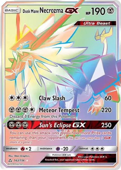 Dusk Mane Necrozma GX - 163/156 - Ultra Prism