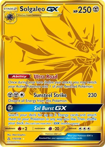 Solgaleo GX - 173/156 - Ultra Prism