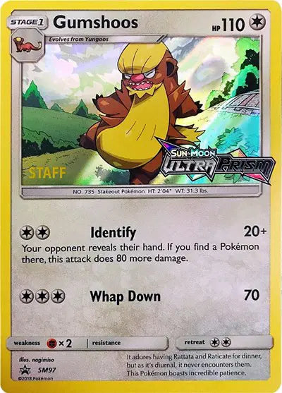 Gumshoos - SM97 - Staff - Sun & Moon Promo