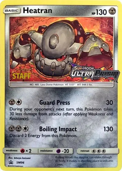 Heatran - SM96 - Staff - Sun & Moon Promo