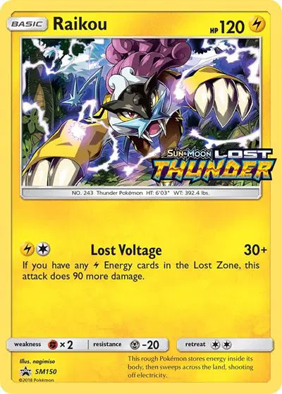 Raikou - SM150 - Sun & Moon Promo