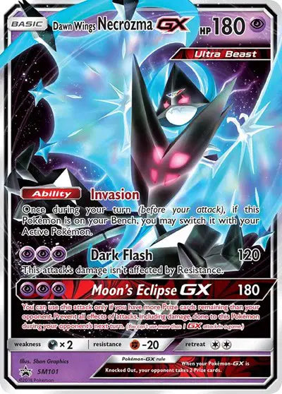Dawn Wings Necrozma GX - SM101 - Sun & Moon Promo