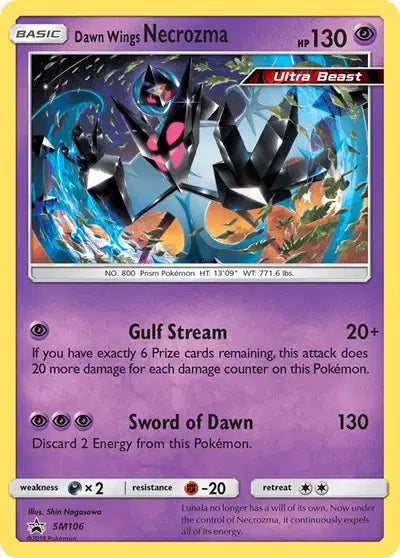 Dawn Wings Necrozma - SM106 - Sun & Moon Promo
