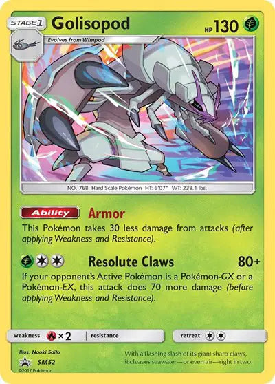 Golisopod - SM52 - Sun & Moon Promo