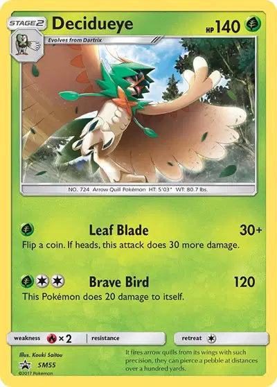 Decidueye - SM55 - Sun & Moon Promo
