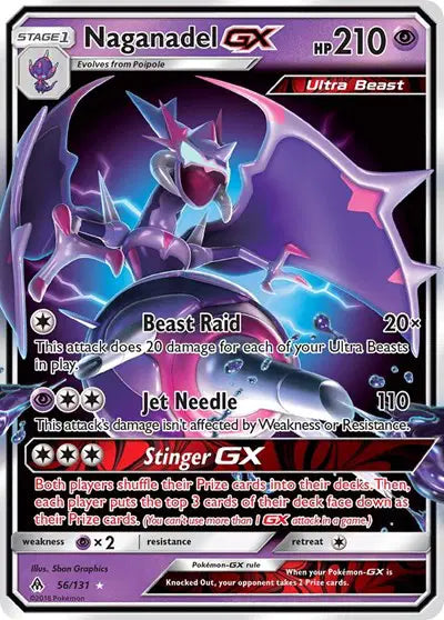 Naganadel GX - 56/131 - Forbidden Light