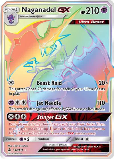 Naganadel GX - 134/131 - Forbidden Light