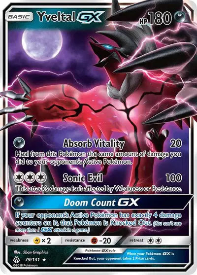 Yveltal GX - 79/131 - Forbidden Light