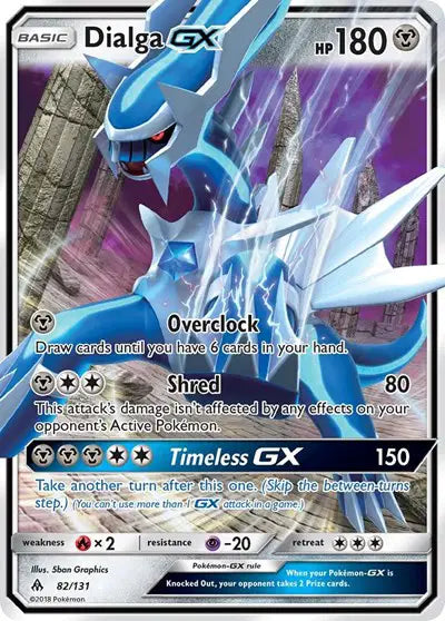 Dialga GX - 82/131 - Forbidden Light
