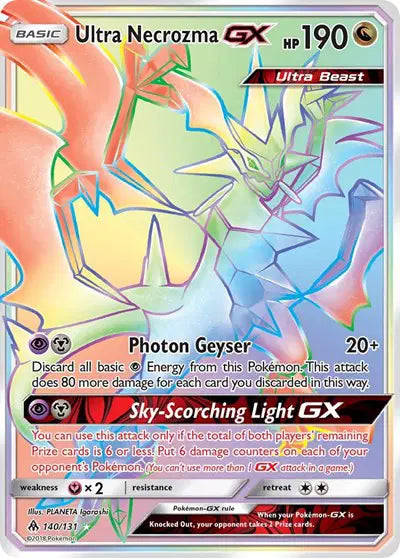 Ultra Necrozma GX - 140/131 - Forbidden Light
