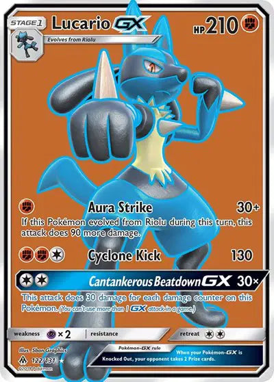 Lucario GX - 122/131 - Forbidden Light