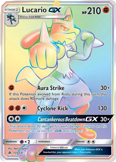 Lucario GX - 135/131 - Forbidden Light