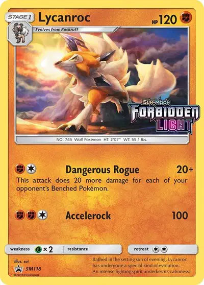 Lycanroc - SM118 - Sun & Moon Promo